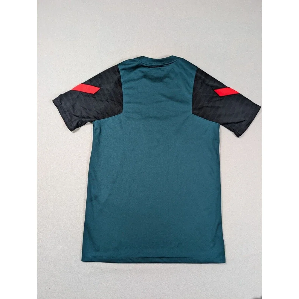 Nike Liverpool FC 2021-2022 Jersey Mens M Green Training Soccer Football Kit EPL